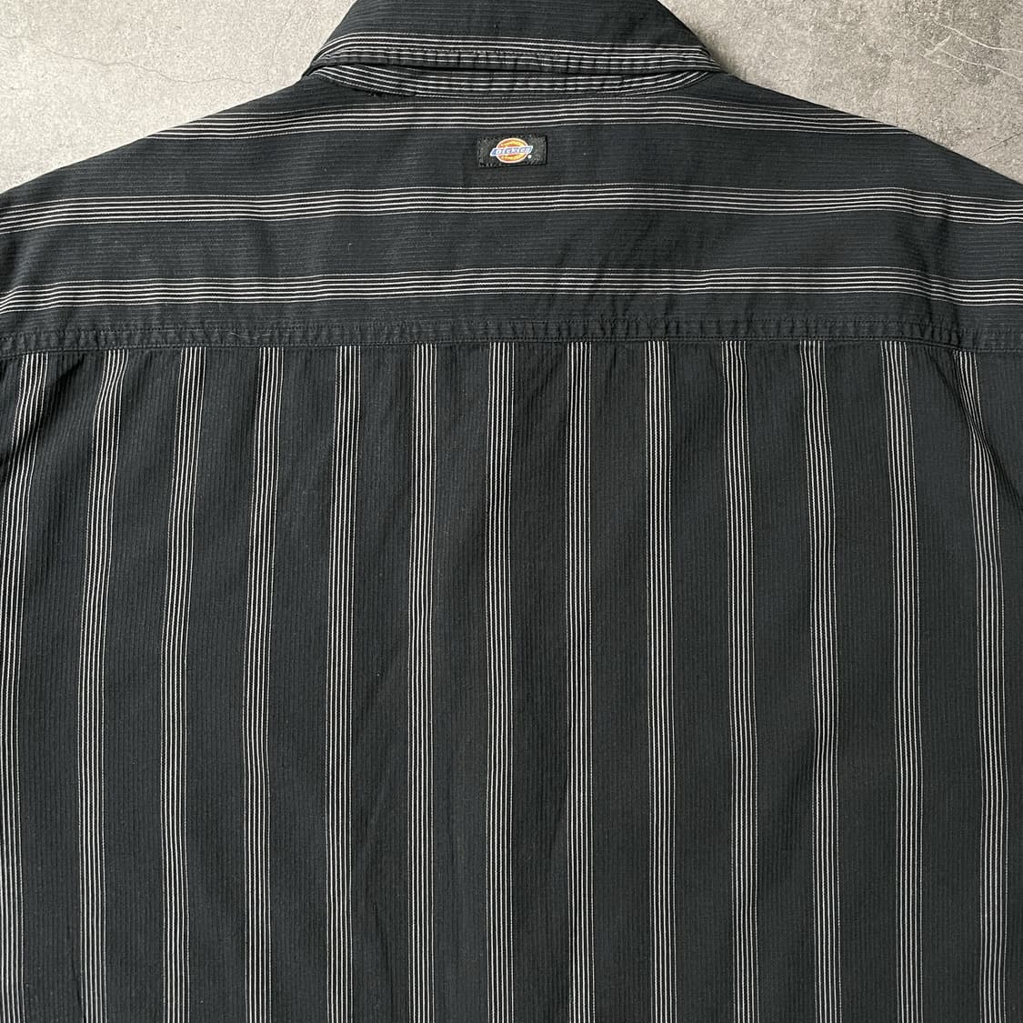 DICKIES 디키즈 빈티지 스트라이프 코튼 반팔 셔츠 A00907 상품이미지8
