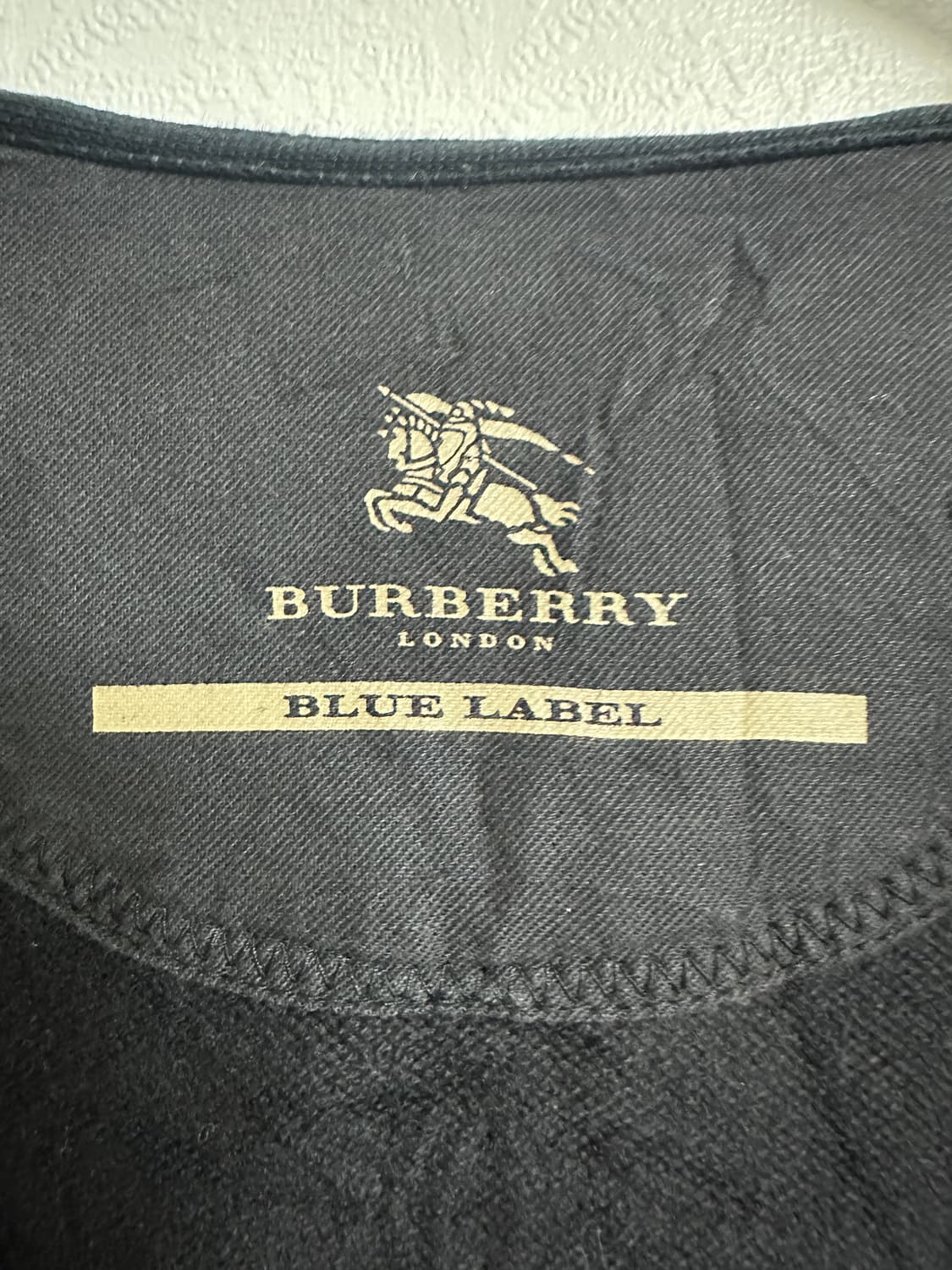 버버리 블루라벨 체크 후드 집업 상품이미지3