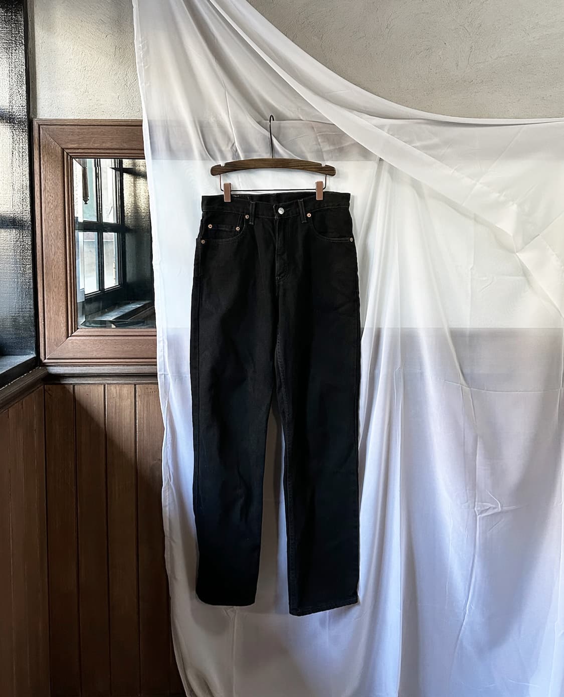 LEVI'S 550 regular black jeans w30 상품이미지5