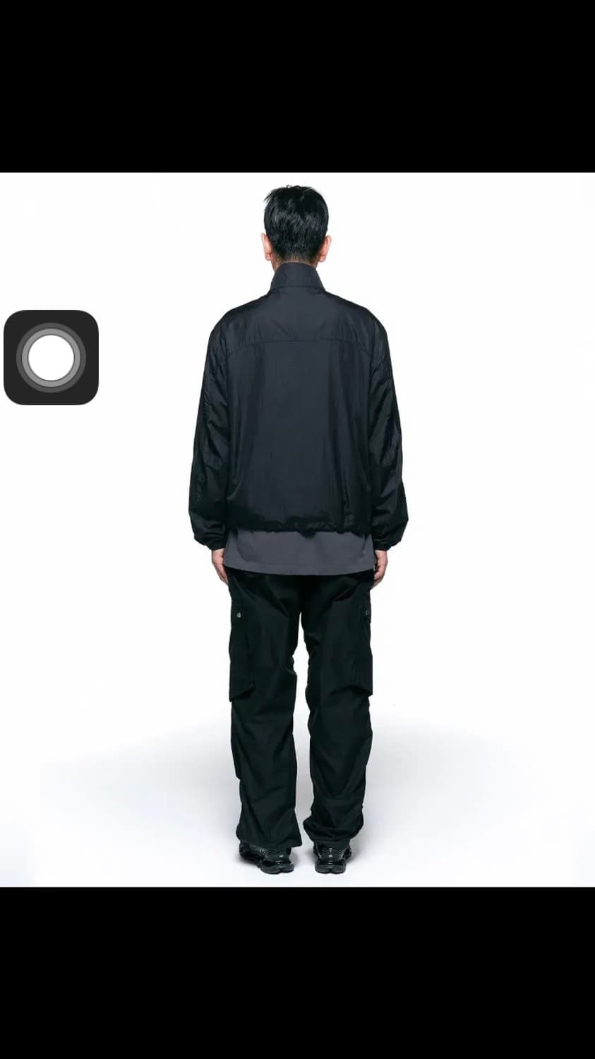 인사일런스 글로시 집업 블루종 S 상품이미지3