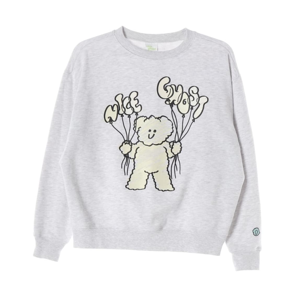 나이스고스트클럽 벌룬 마카 드로잉 UV 맨투맨 S 상품이미지1