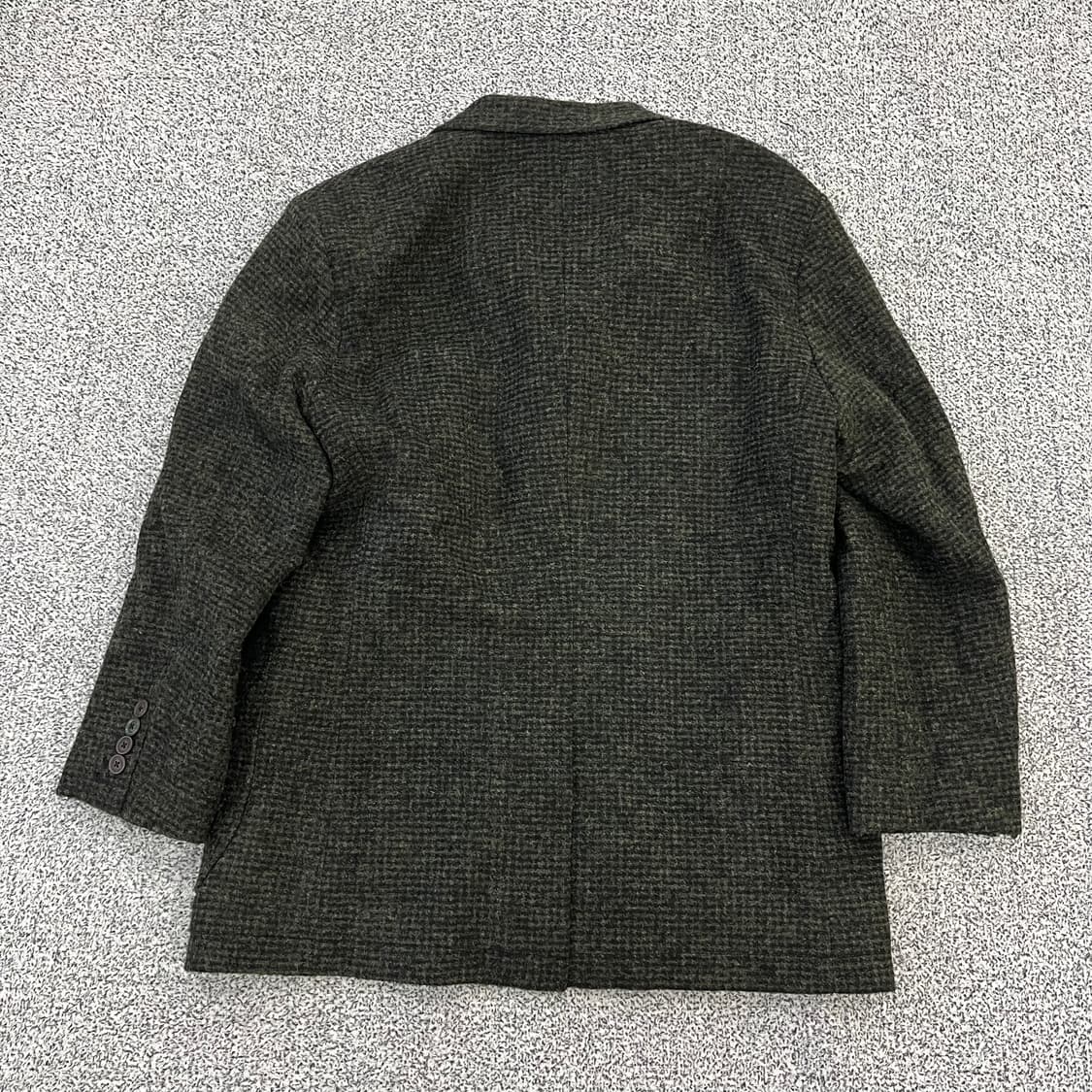 100 헨리코튼 울 체크자켓 0129H1 상품이미지2