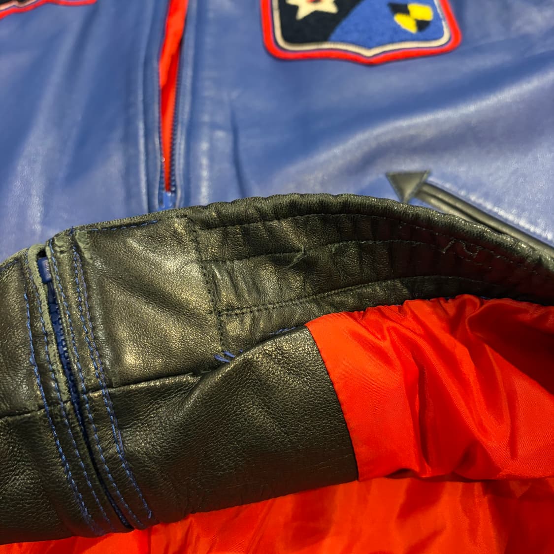 00s Adidas Run Dmc Leather Jacket 상품이미지9