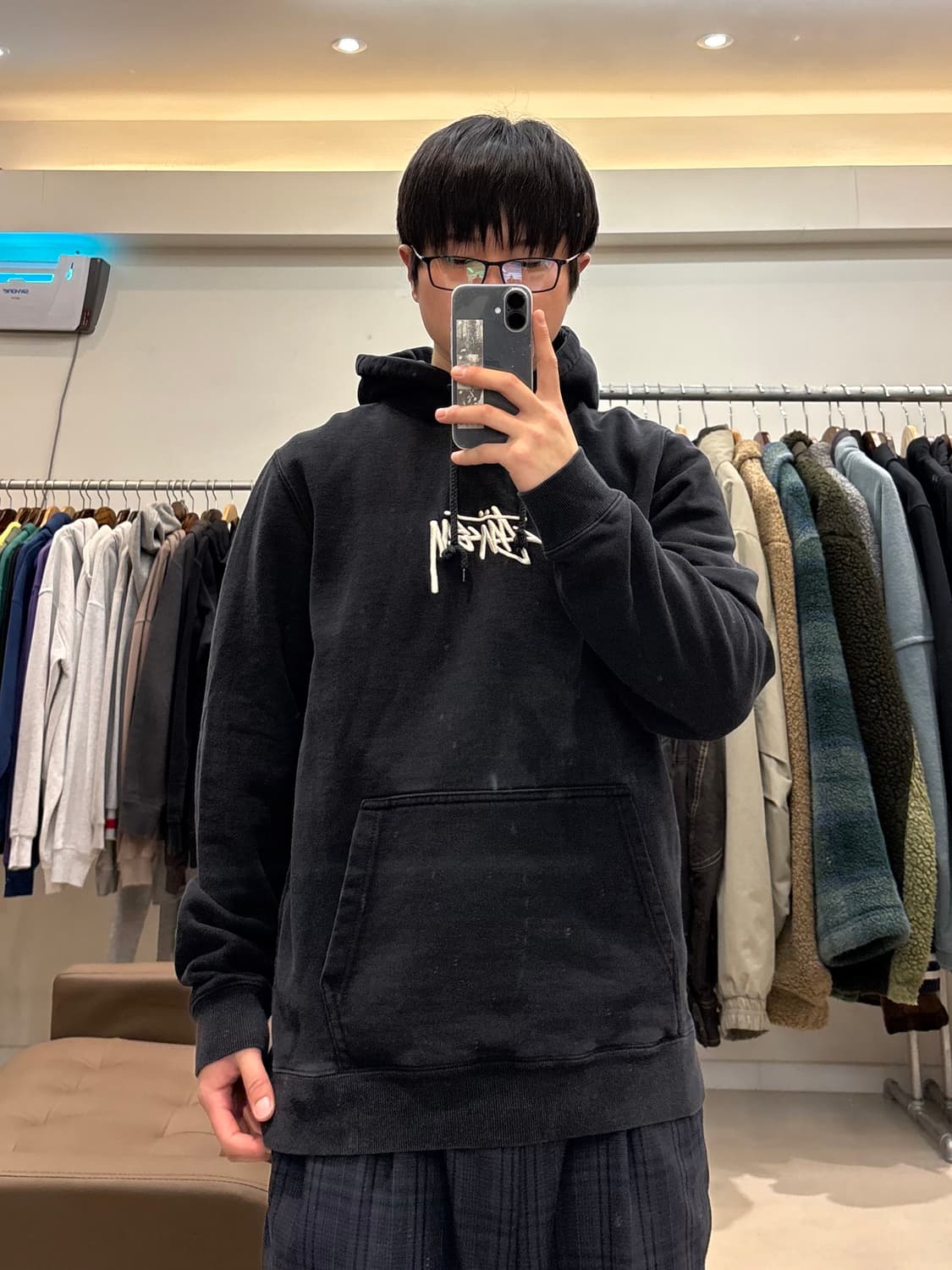 스투시 자수로고 후드티 상품이미지5