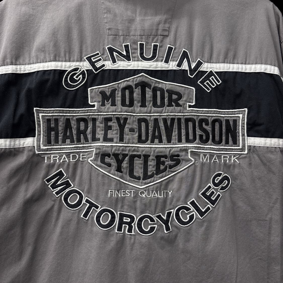 할리데이비슨 빅 시그니처 심볼 자수 메카닉 워크셔츠 N1294 상품이미지5