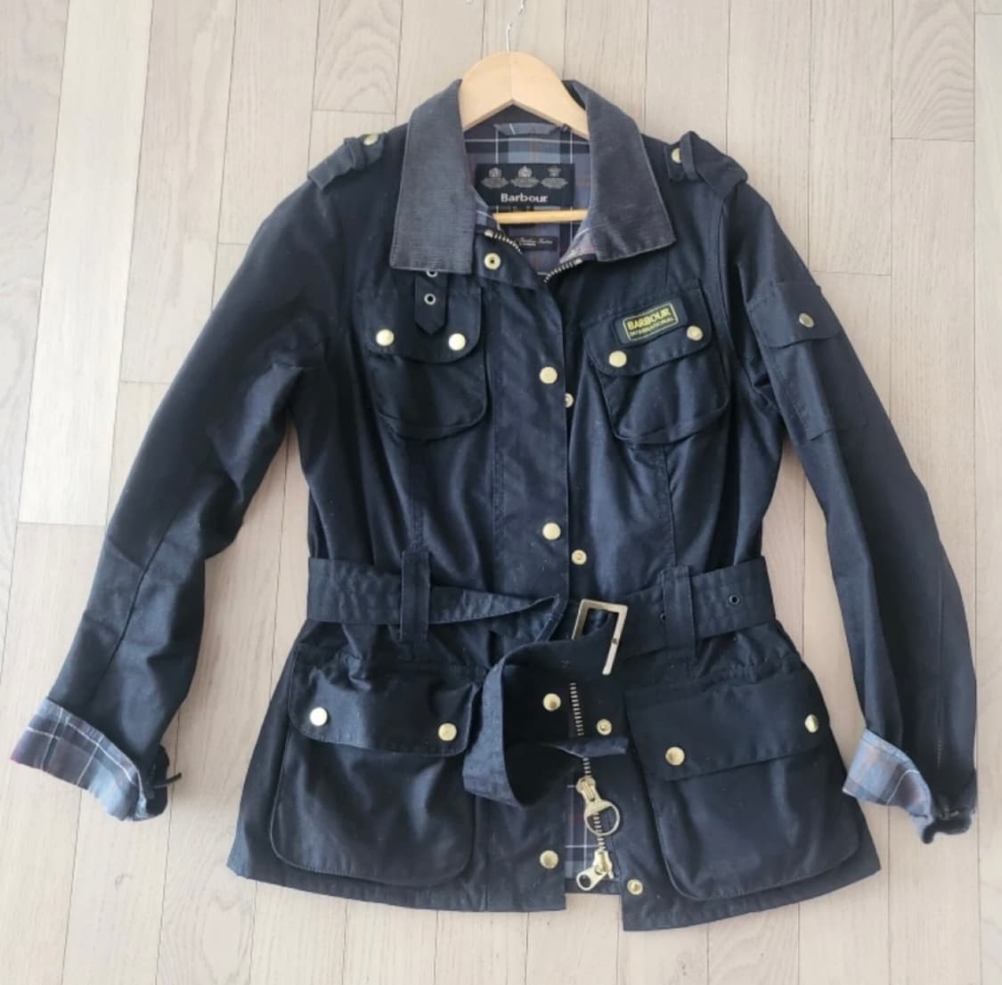 바버 인터네셔널 여성 왁스 자켓 uk10 상품이미지1