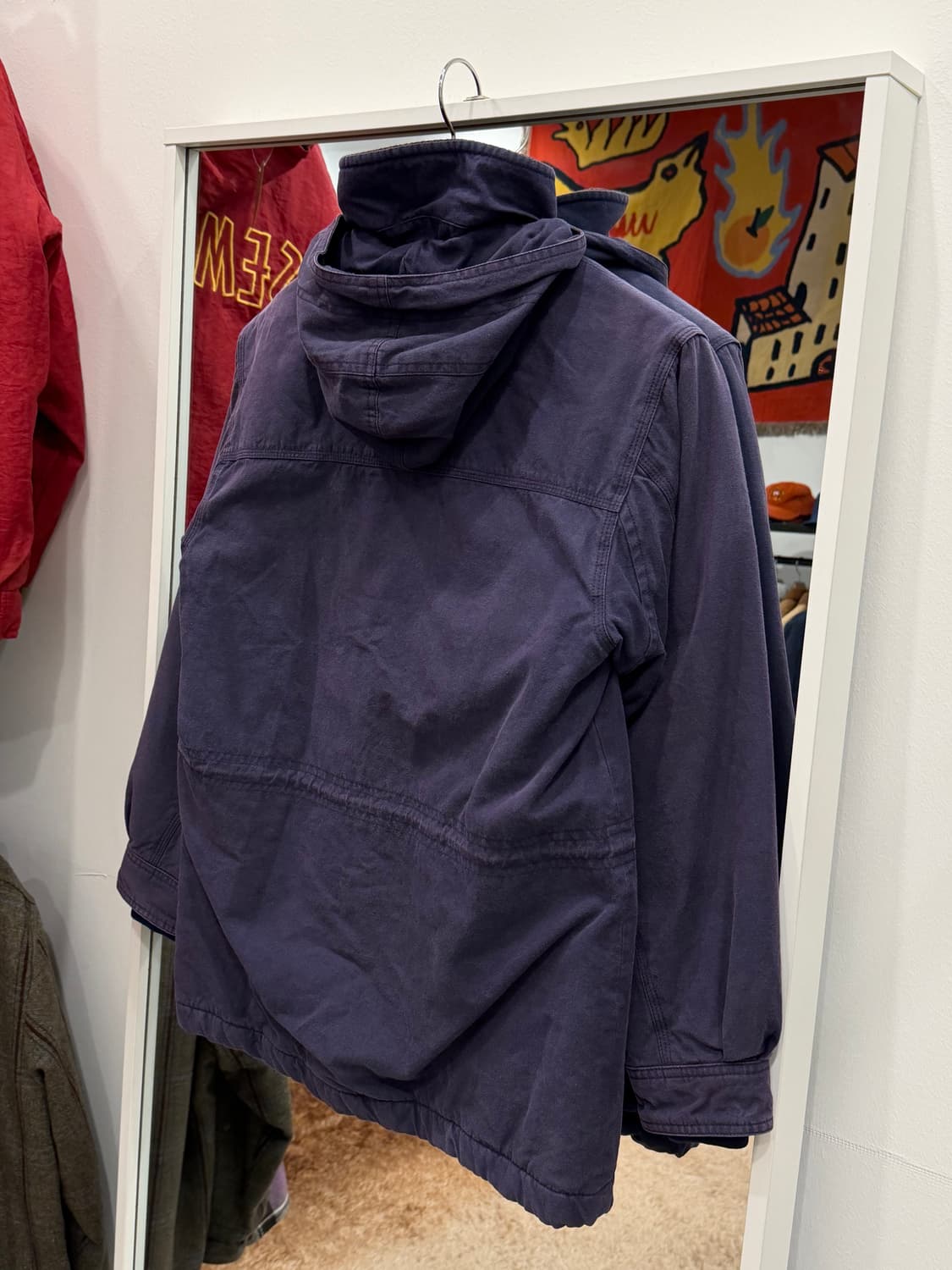 90-00s L.L.Bean 엘엘빈 코튼 캔버스 마운틴 헤비 후드 파카 상품이미지6