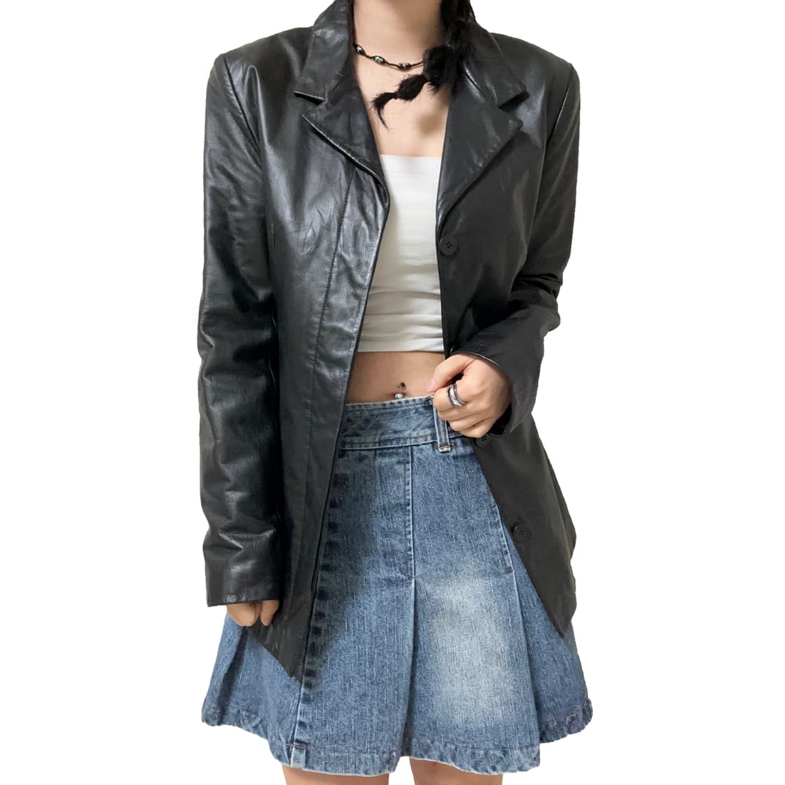소가죽 블레이져 상품이미지2