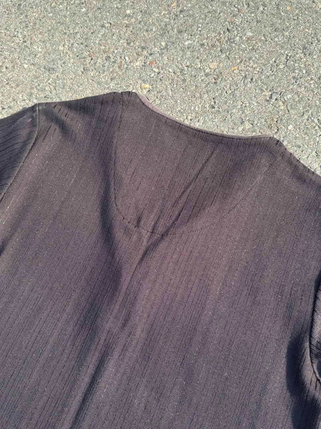 Zip Detail Rib T-Shirt 상품이미지7