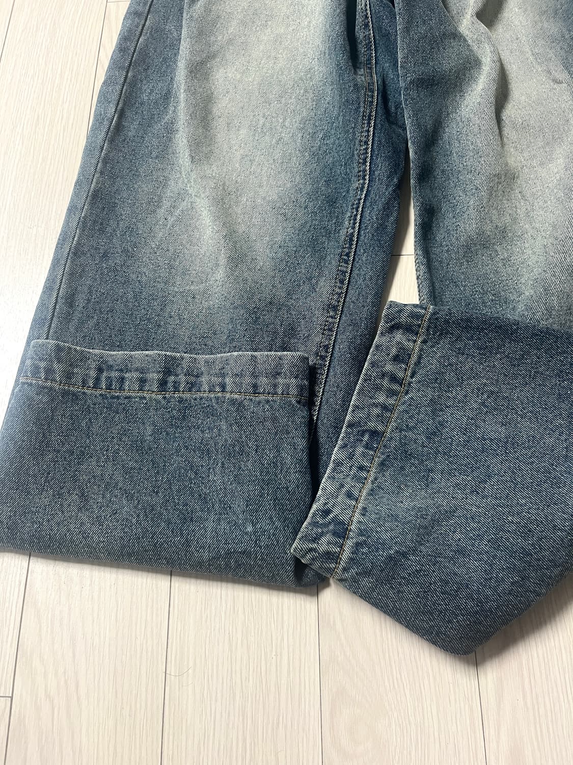 (gear) washed denim pants (blue) m size 상품이미지4