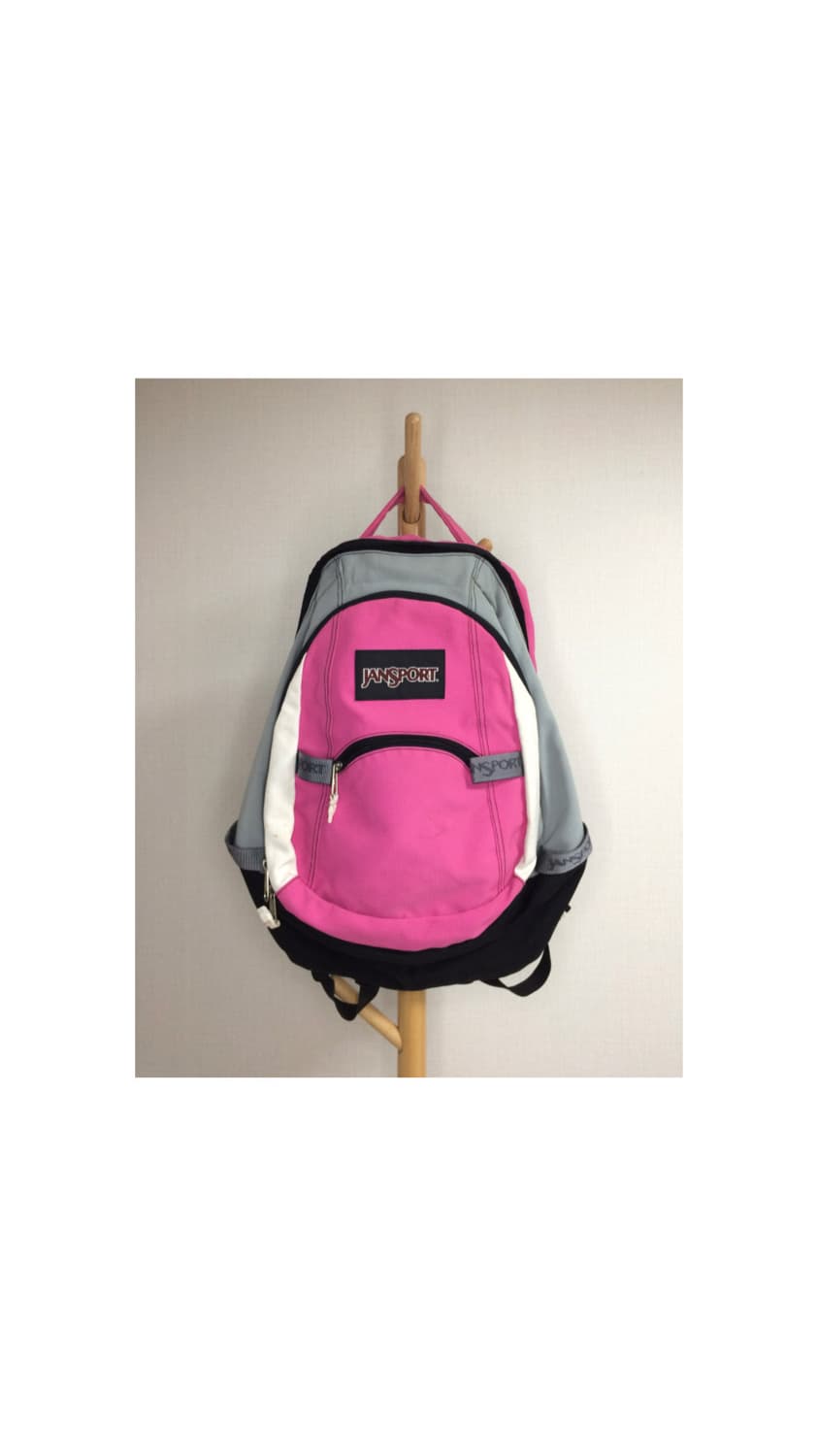 잔스포츠 빈티지 90s 핑크 백팩 상품이미지2