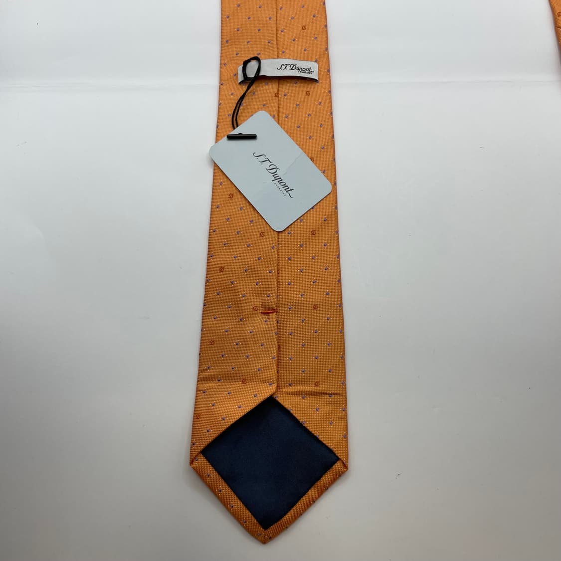 387) (S.T DUPONT) 듀퐁 패턴 넥타이 미사용 상품이미지2