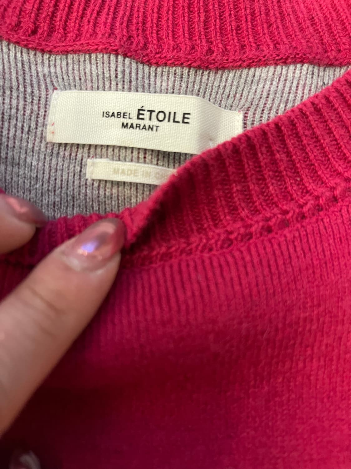 이자벨마랑 컬러블록 니트 스웨터 상품이미지2