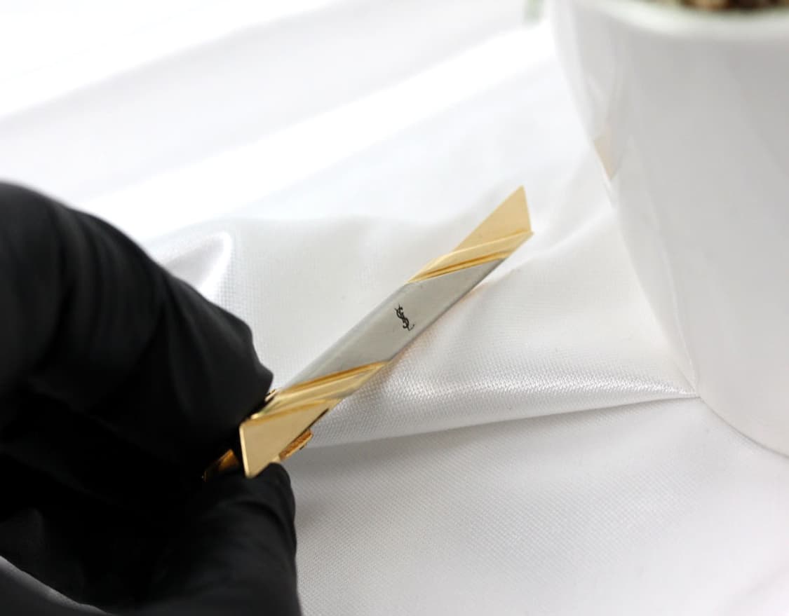 입생로랑 A-등급 5.6cm 남자 명품 넥타이핀 빈티지 상품이미지5