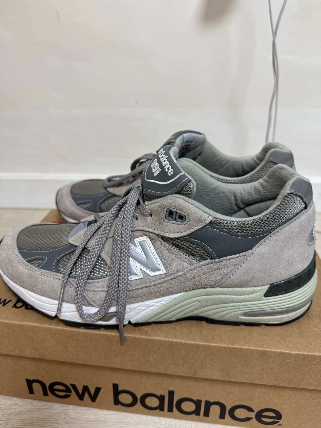 뉴발란스 코리아 991 그레이 275 단시간 1회착 상품이미지5