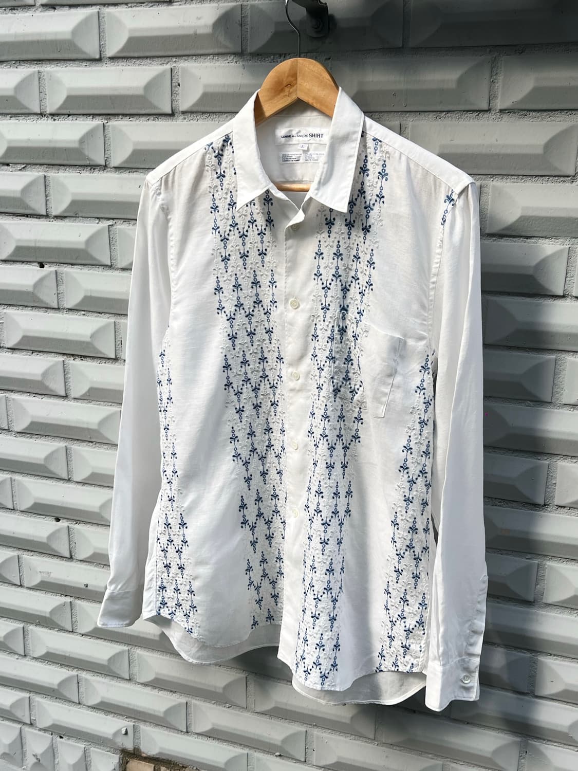 Comme des garcons Shirt Embroidered Flor 상품이미지2