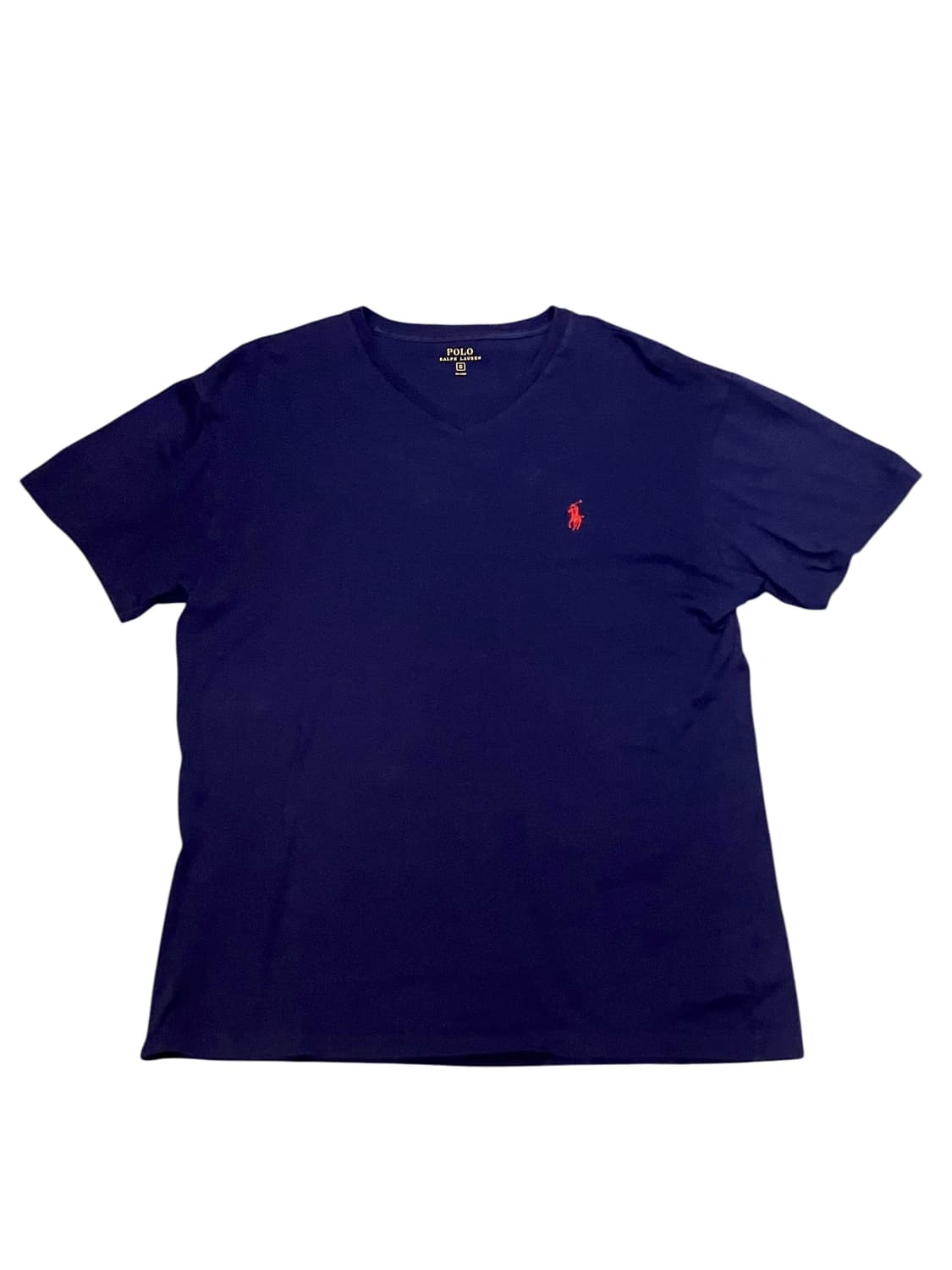 폴로 랄프로렌 브이넥 반팔 티셔츠 네이비 S #csz3884  상품이미지3