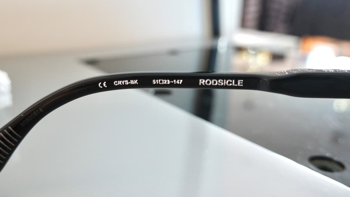 크롬하츠 로드시클 크리스탈 실버/블랙 안경 상품이미지9