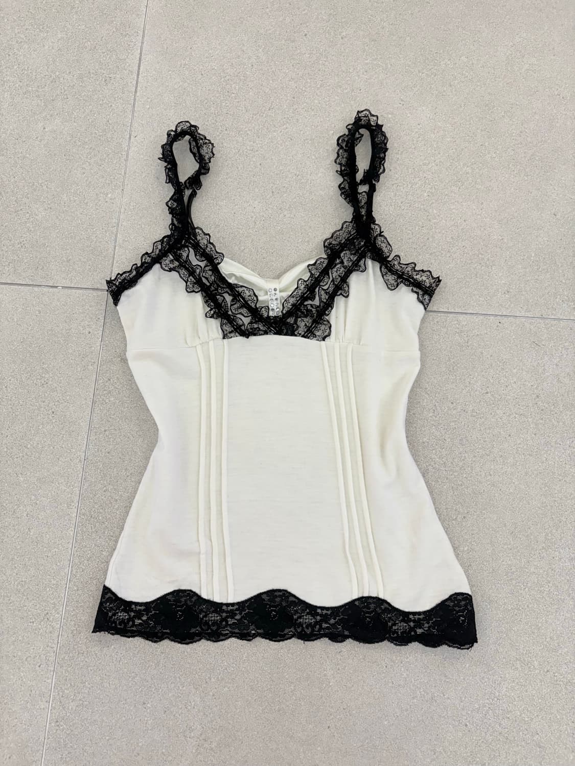 레이스 큐빅 오레오 슬리브리스 상품이미지1