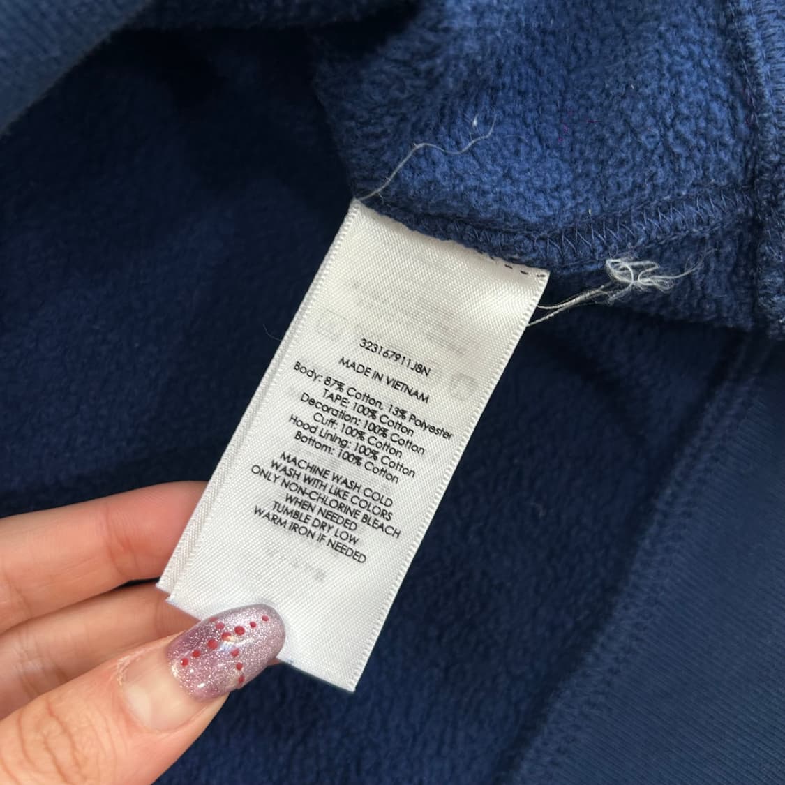 Polo 폴로 화이트 빅포니 블루 후드티 상품이미지7