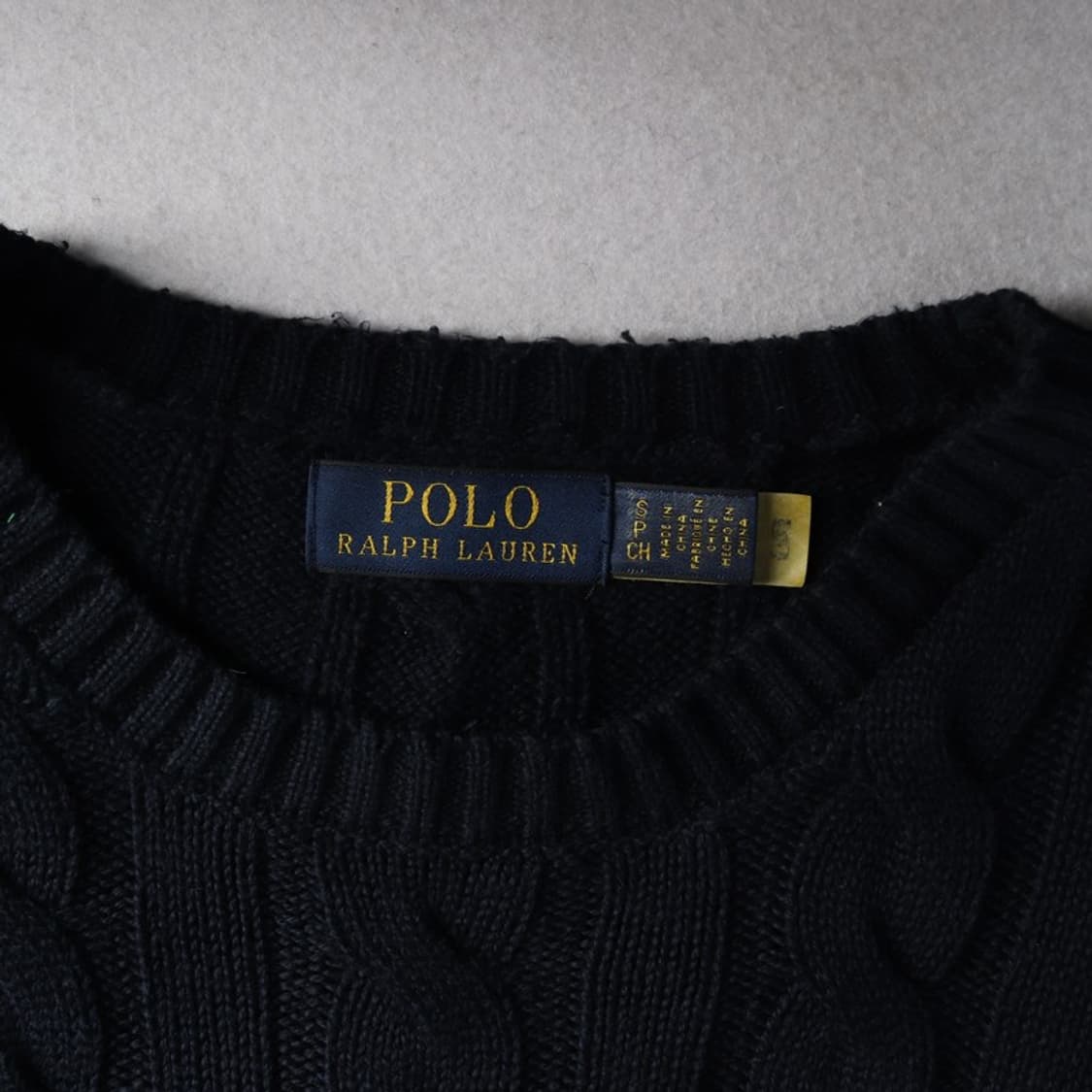 폴로 랄프로렌 꽈배기 니트 S 상품이미지6