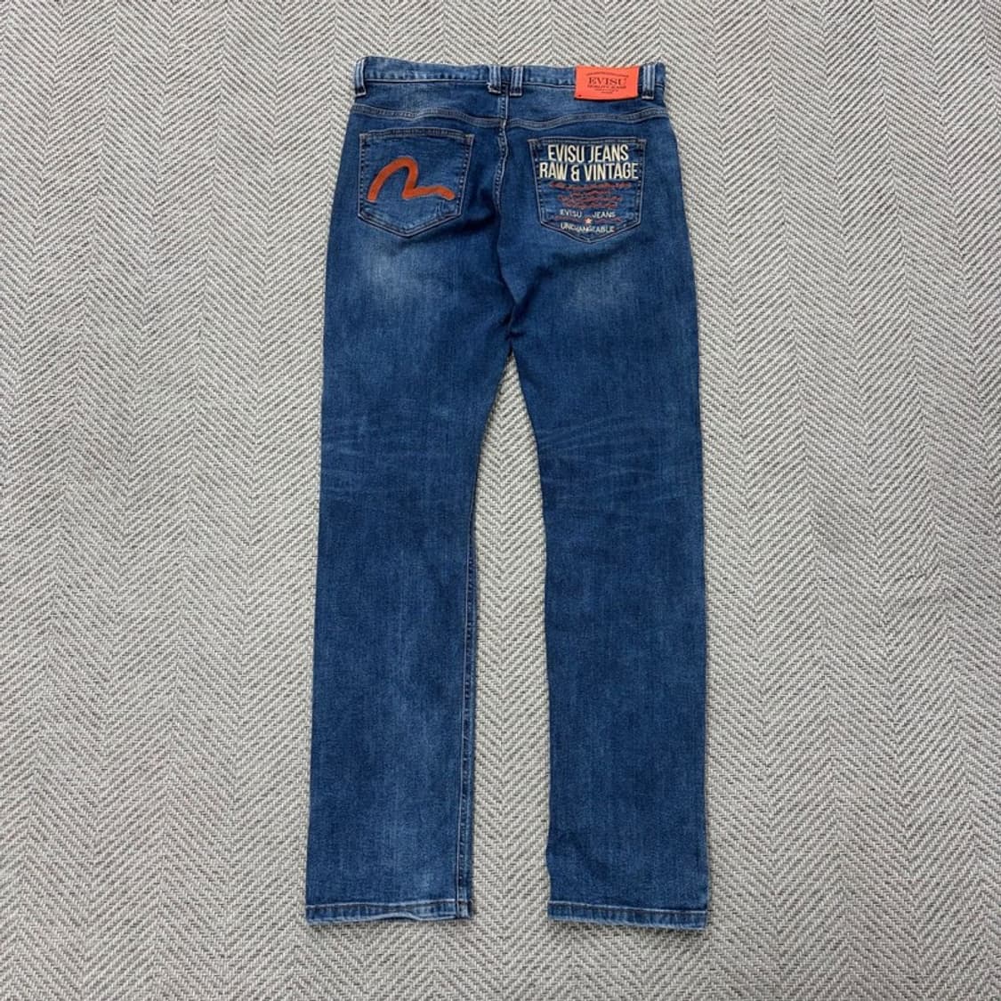 에비수 디트로이트 자수 데님팬츠 v2421 상품이미지2