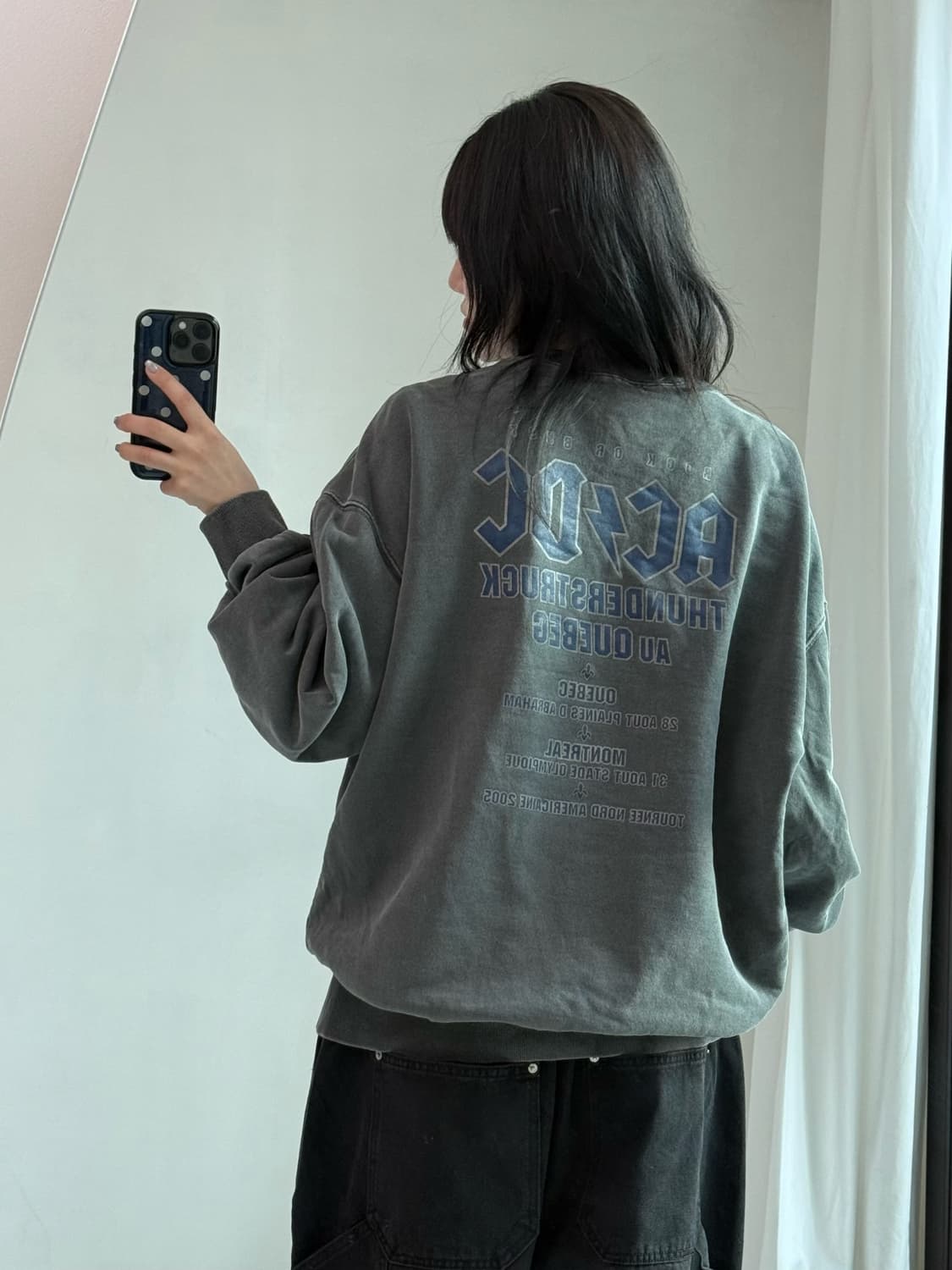 ACDC 피그먼트 맨투맨 상품이미지4