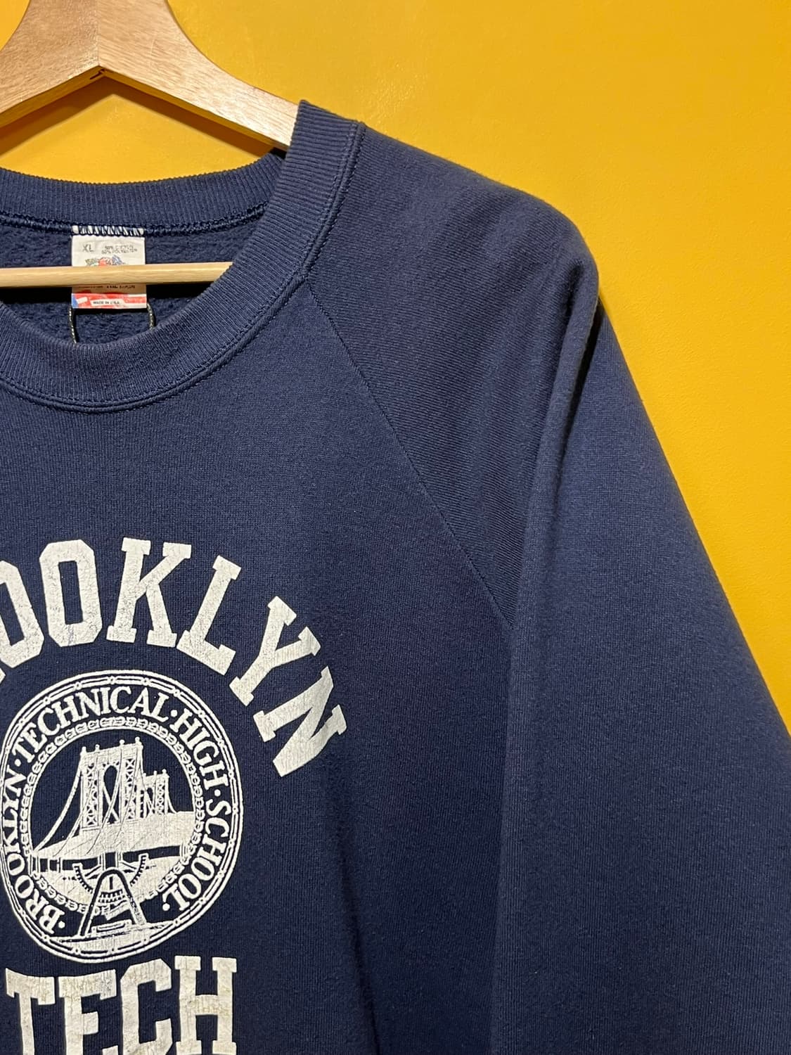 90s [XL] 프룻오브더룸 USA 빈티지 스웨트셔츠 네이비 맨투맨 상품이미지2