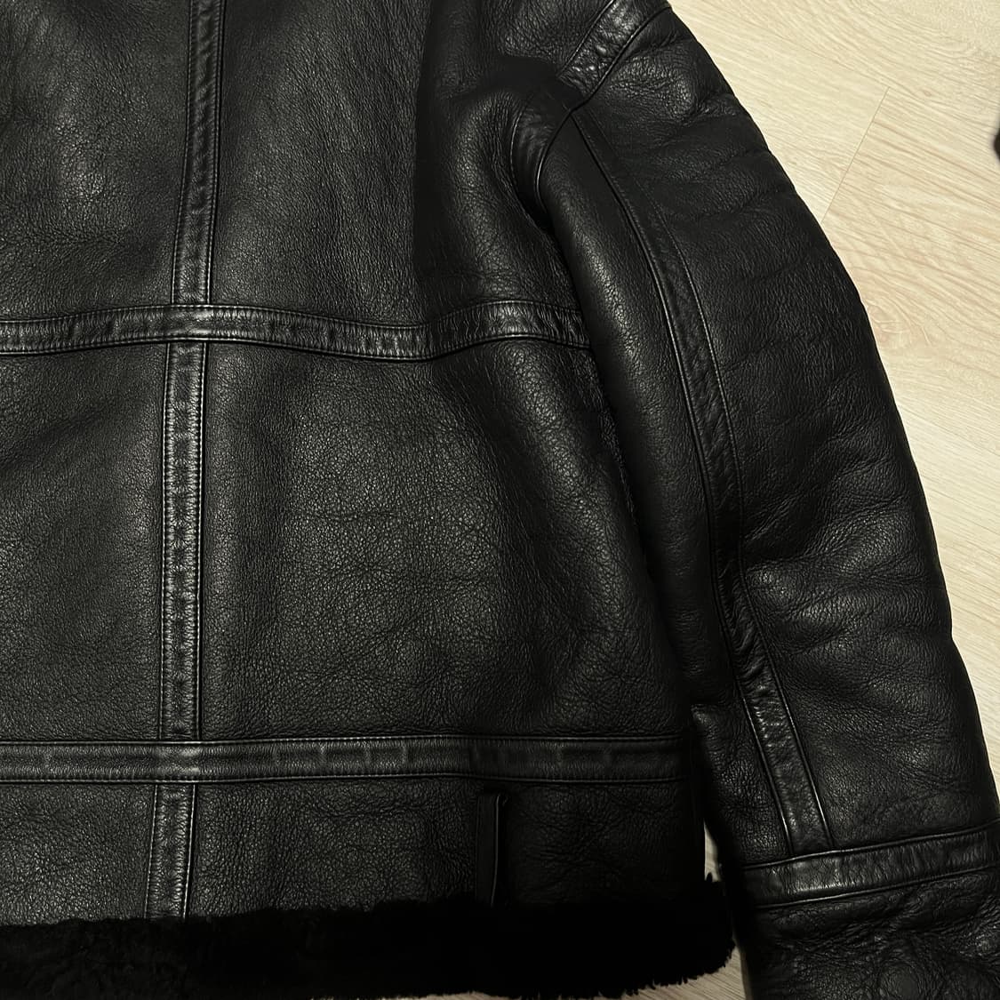 앤더슨벨 카잔 시어링 에비에이터 양가죽 자켓 L사이즈 상품이미지9