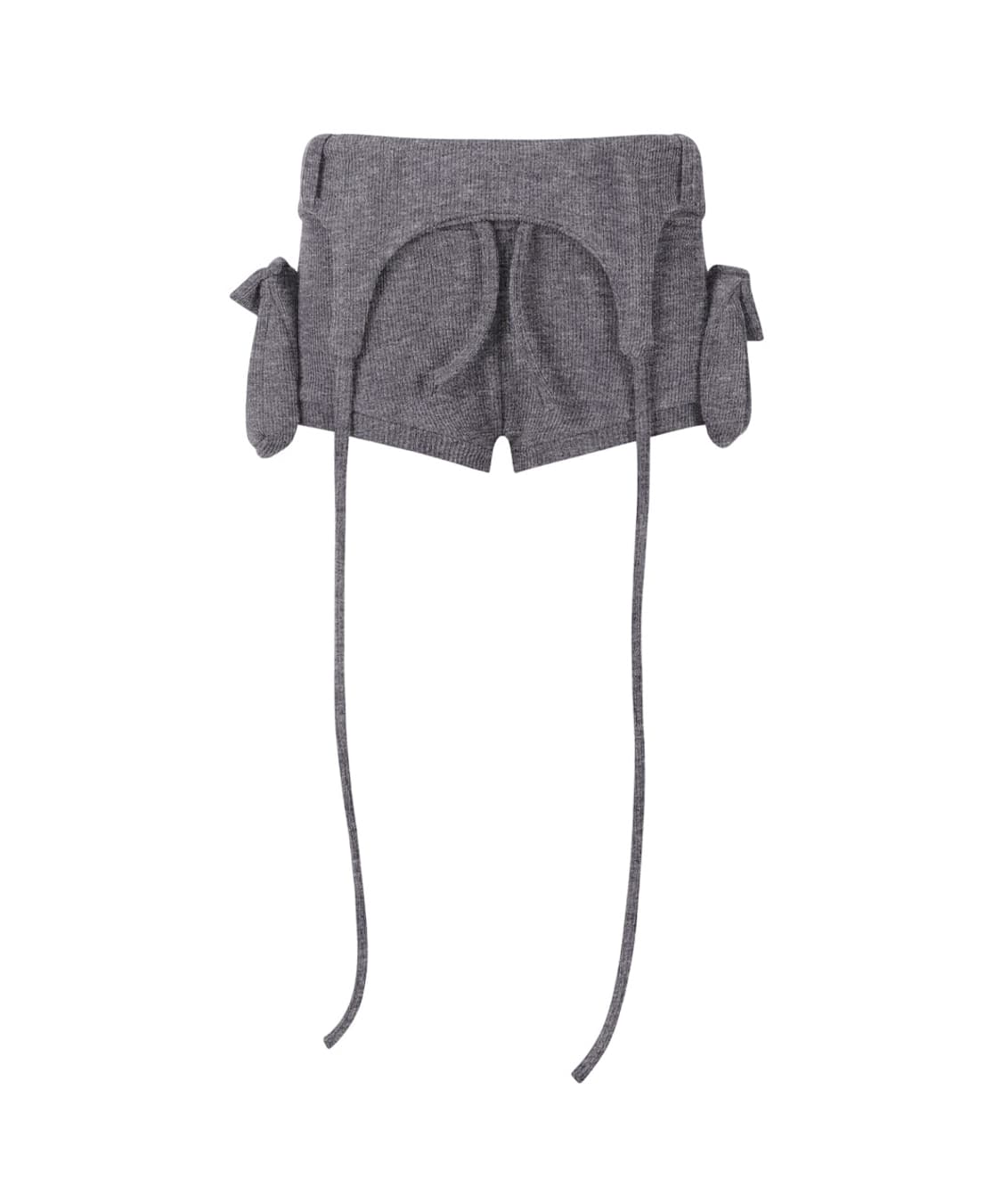 길라아카이브 bold logo pocket knit shorts grey 상품이미지1