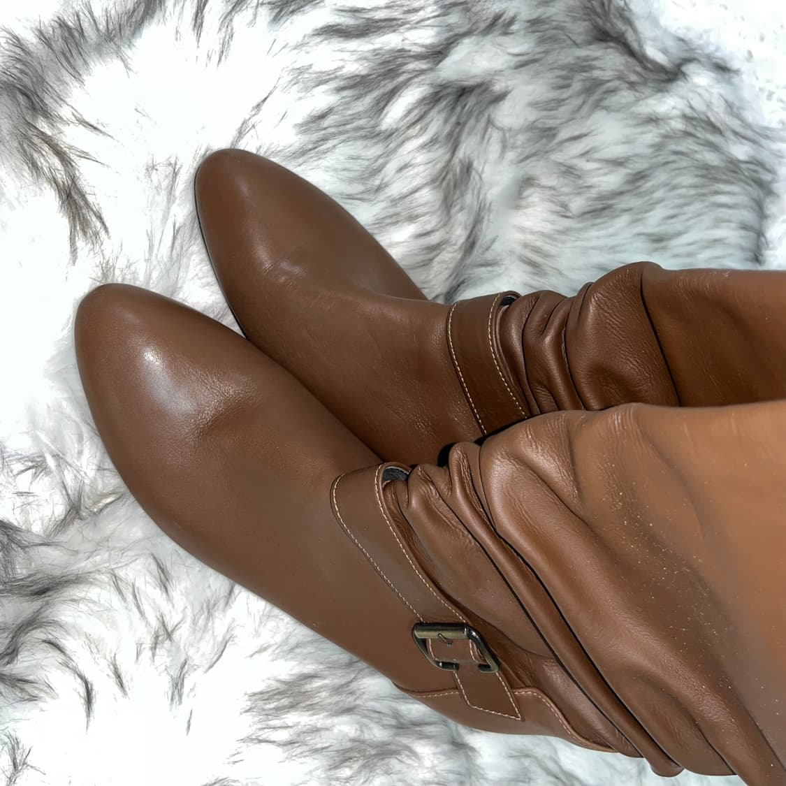 빈티지 브라운 부츠 상품이미지4