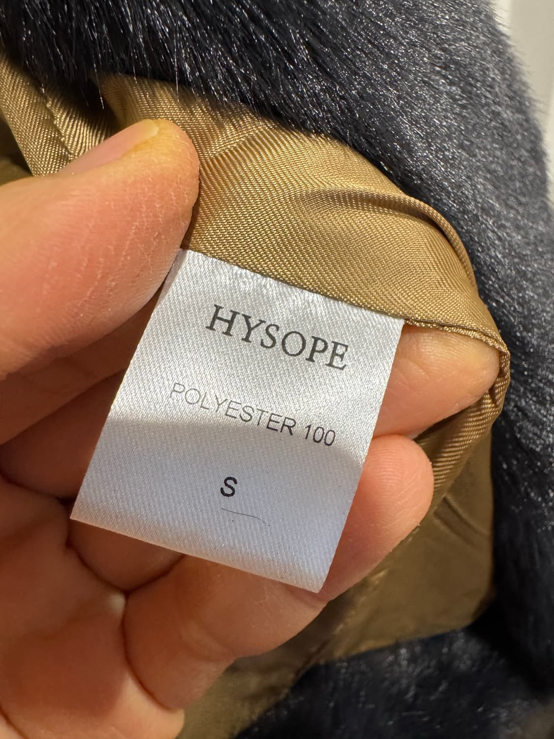 hysope 히솝 퍼 코트 상품이미지6