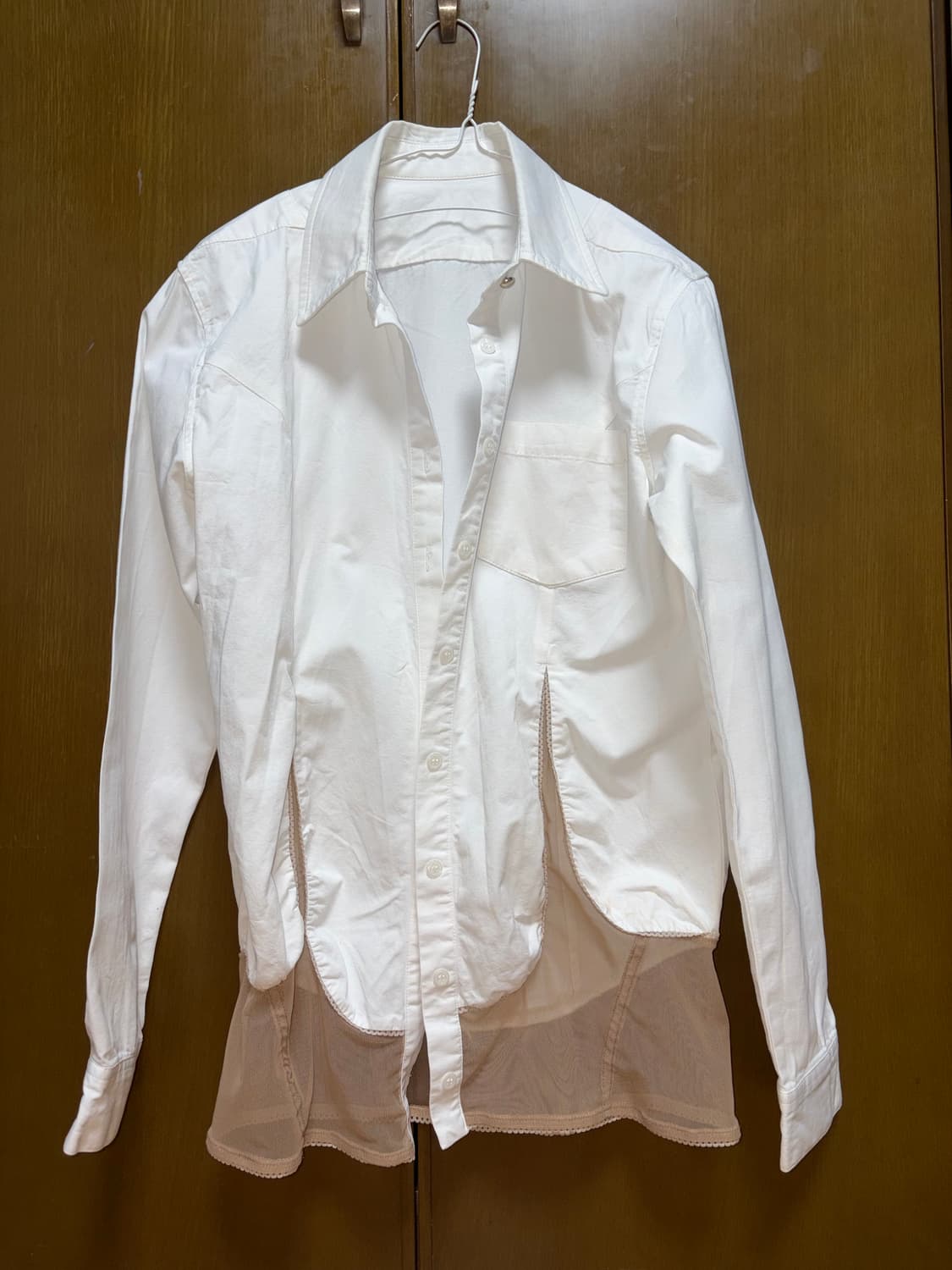 울리카상투스 메시 판넬 셔츠 상품이미지2