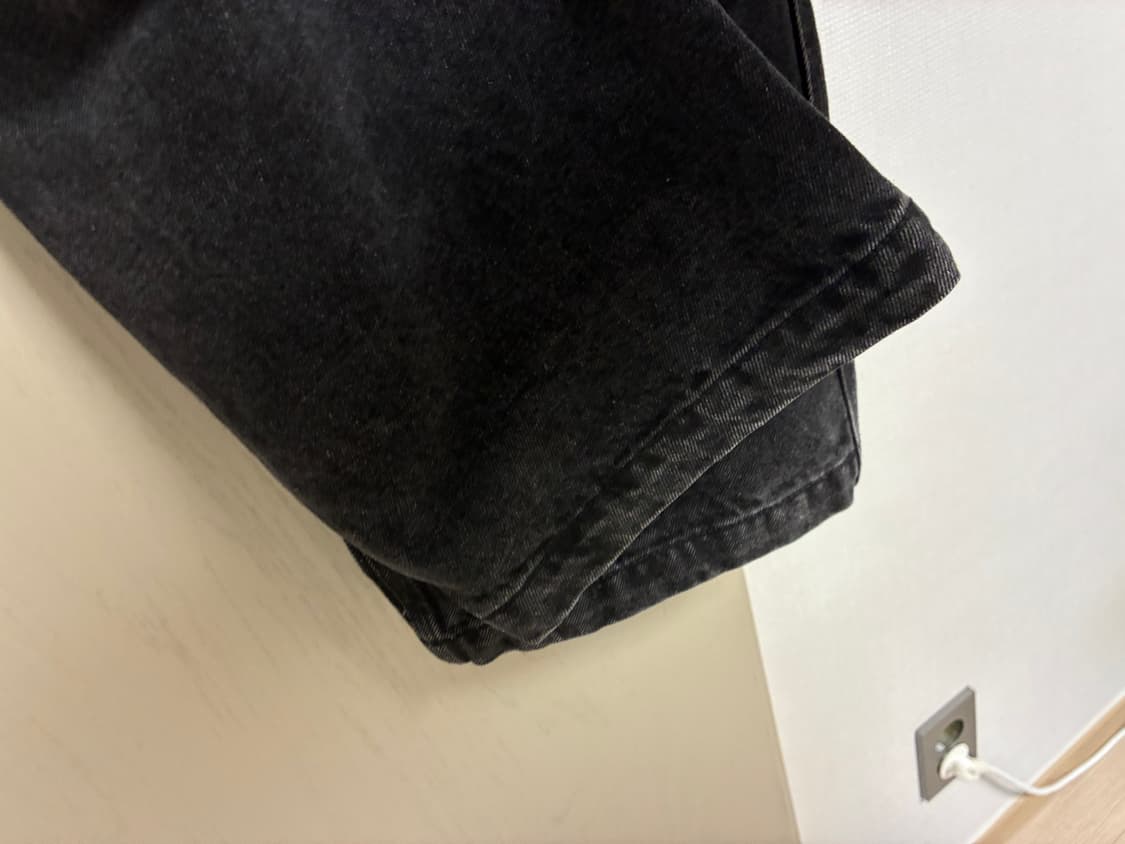 플라스틱프로덕트 bag pants 백팬츠 블랙 M 상품이미지4