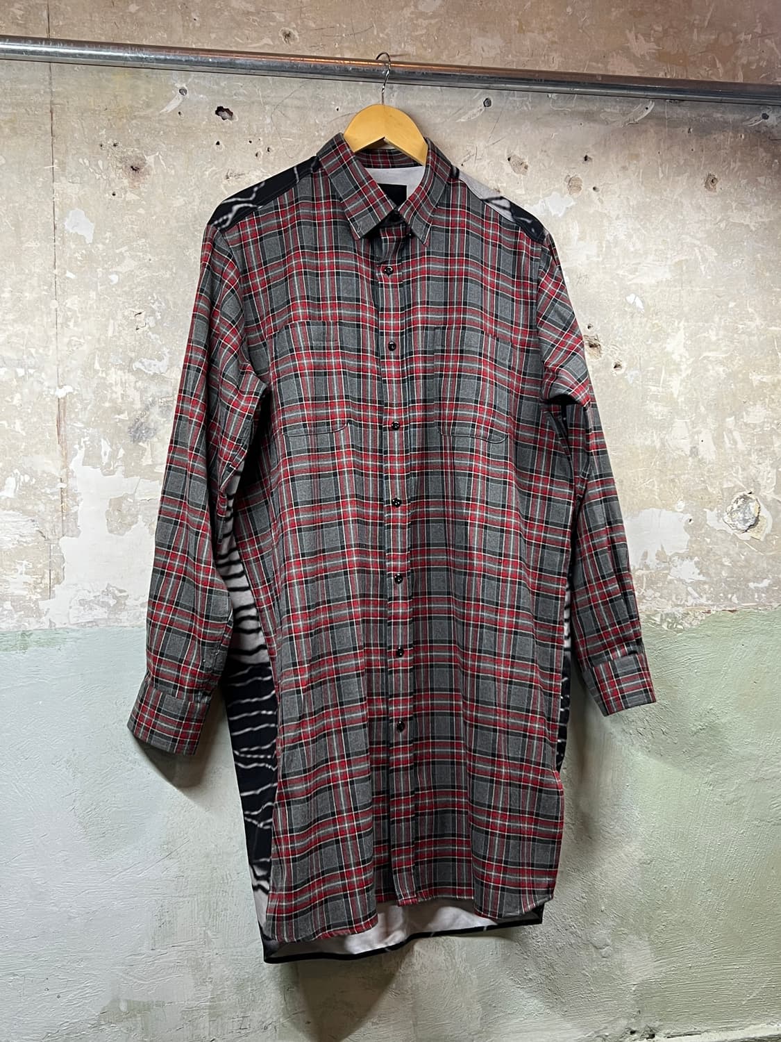 [Joy division] Checked long shirt 상품이미지3