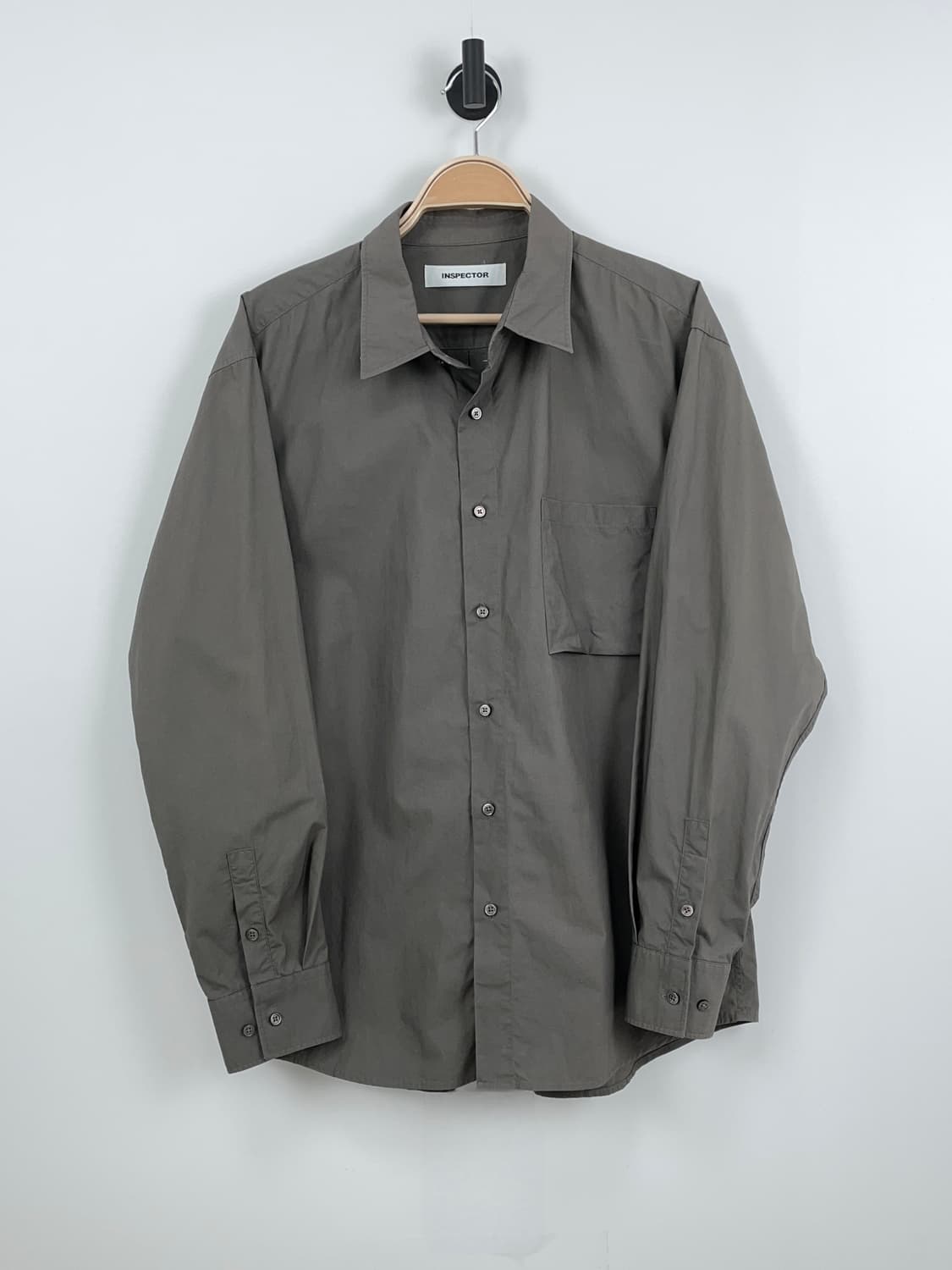 인스펙터 베이직 코튼 워크 셔츠 상품이미지2