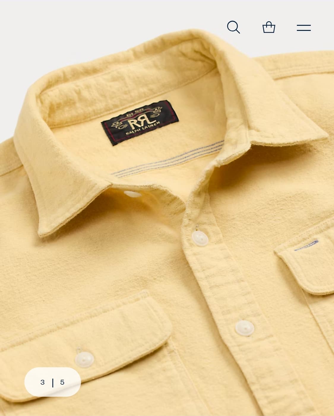 RRL 브러시 샤모아 워크셔츠 상품이미지3