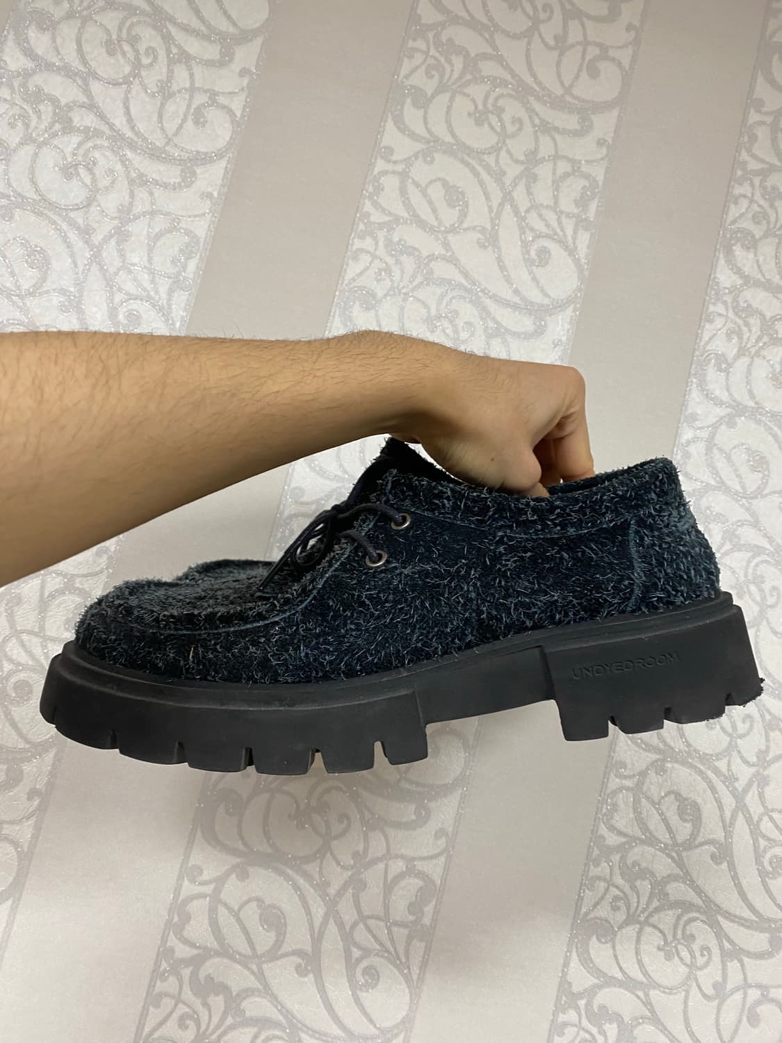 언다이드룸 청키 퍼 더비 블랙 상품이미지2