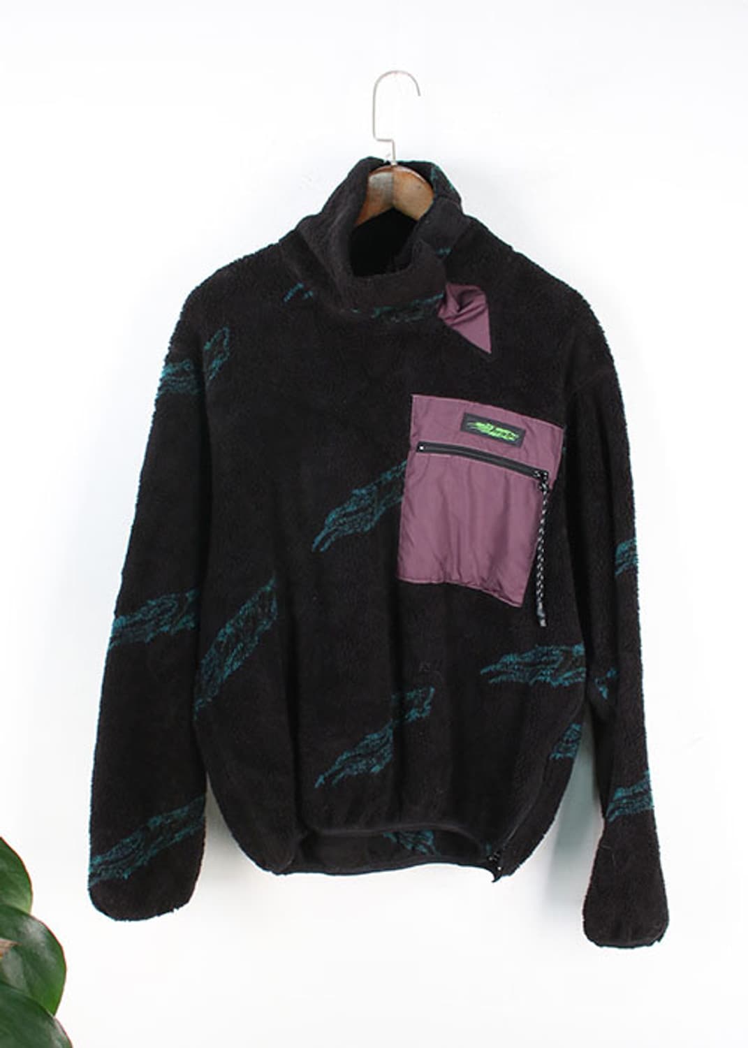 JieDa 보아 하이넥 플리스 상품이미지1