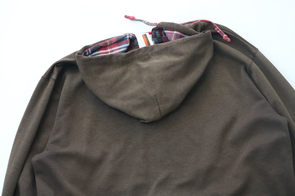 B-ONE-SOUL 비원소울 그래피티 로고 체크 후드 집업 (XL) 상품이미지8