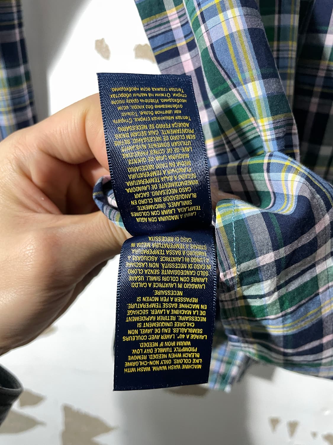 폴로랄프로렌 멀티컬러 체크셔츠 상품이미지7