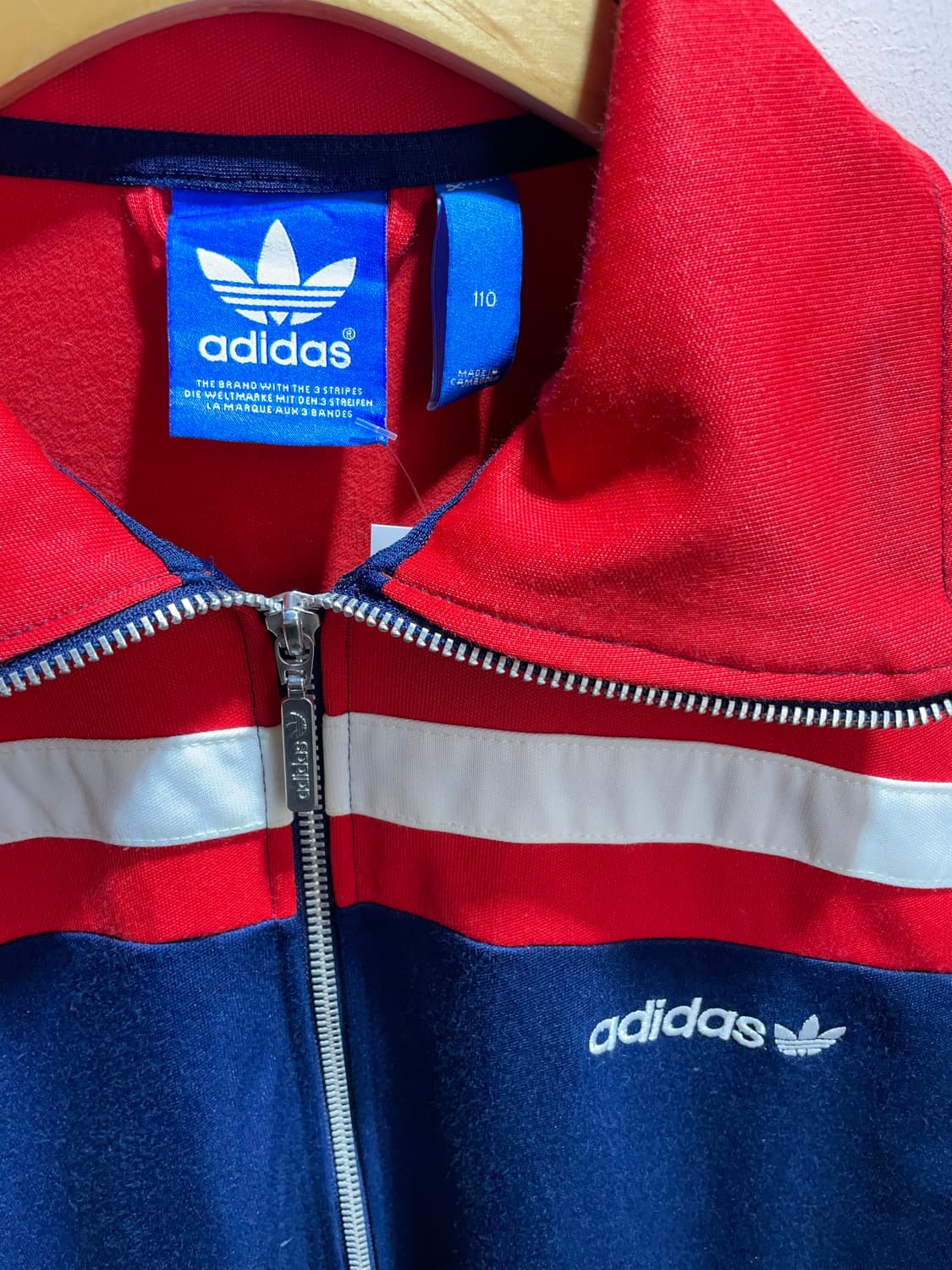 XXL 아디다스 트리플 배색 트랙탑 상품이미지4