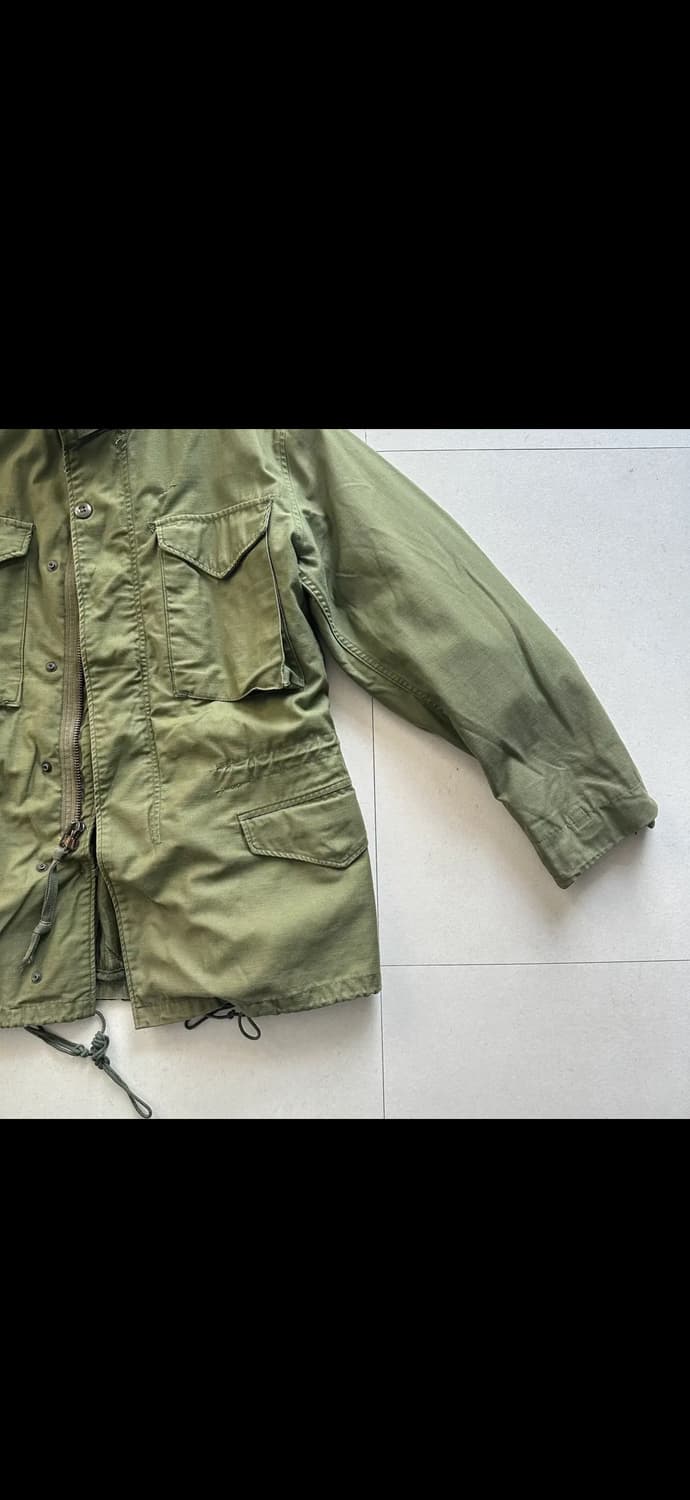70s 미군 오리지널 M-65 필드 자켓 (라이너 포함) 스몰 레귤러 상품이미지3