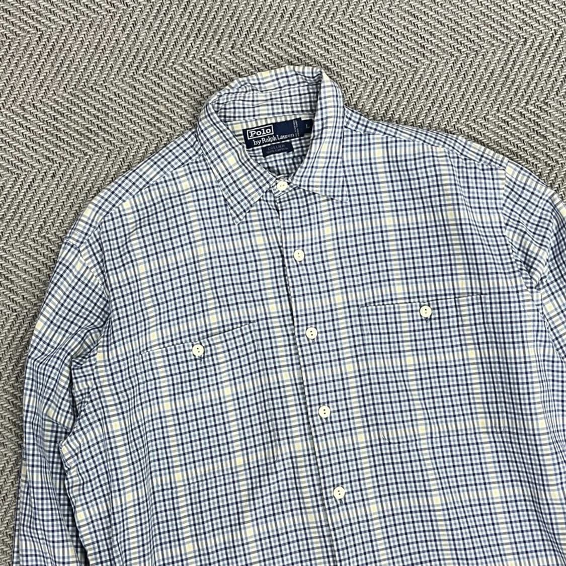 폴로랄프로렌 투포켓 체크 셔츠 v0754  상품이미지3