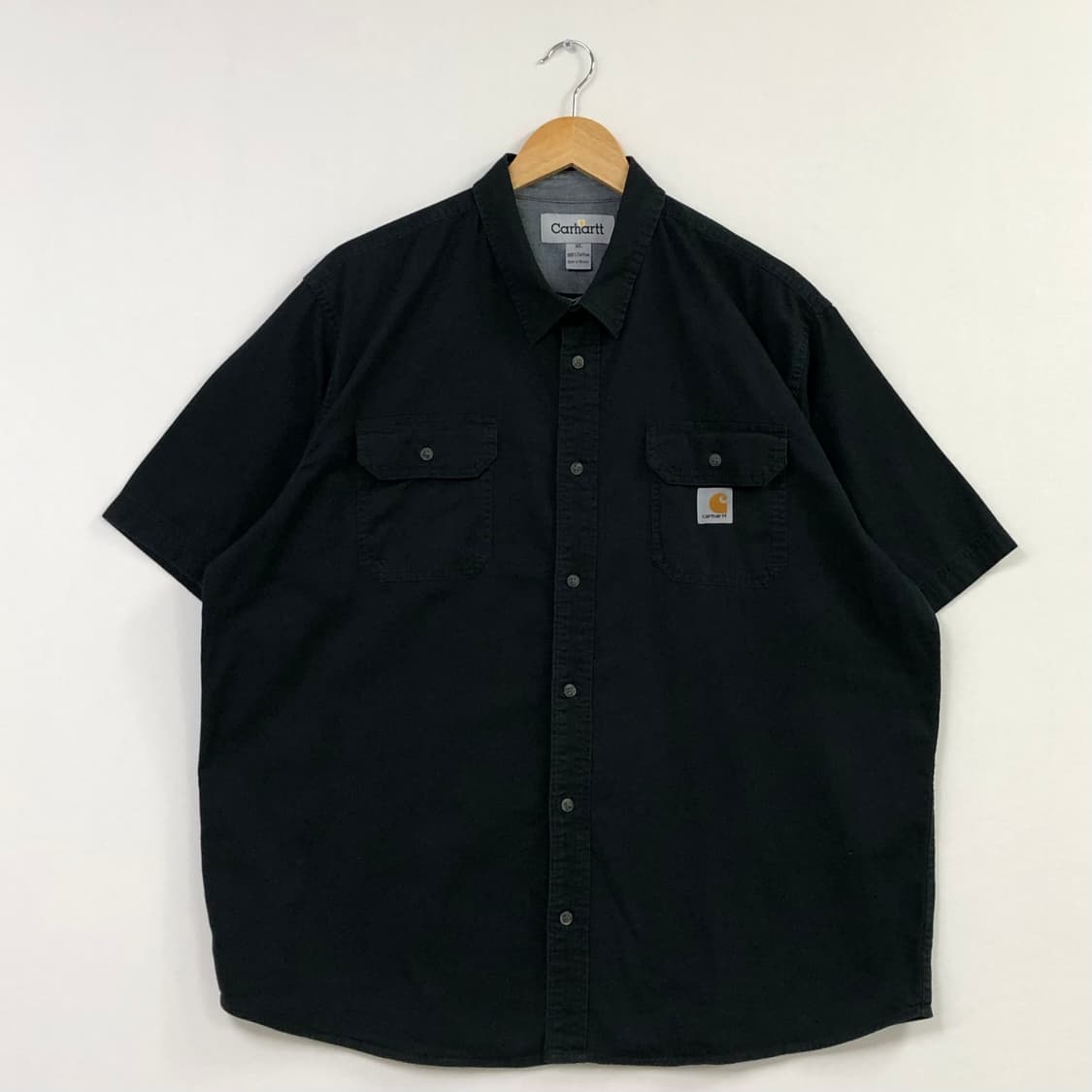 Xxl 칼하트 블랙 워크 셔츠 상품이미지2