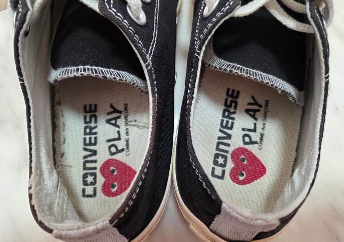 꼼데가르송  x 컨버스  로우 스니커즈 상품이미지6