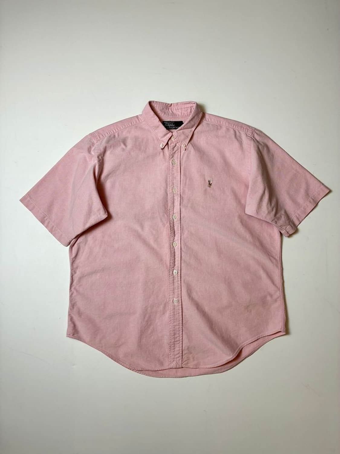 폴로 랄프로렌 80's 옥스퍼드 반팔 솔리드 셔츠 PN8983 상품이미지1