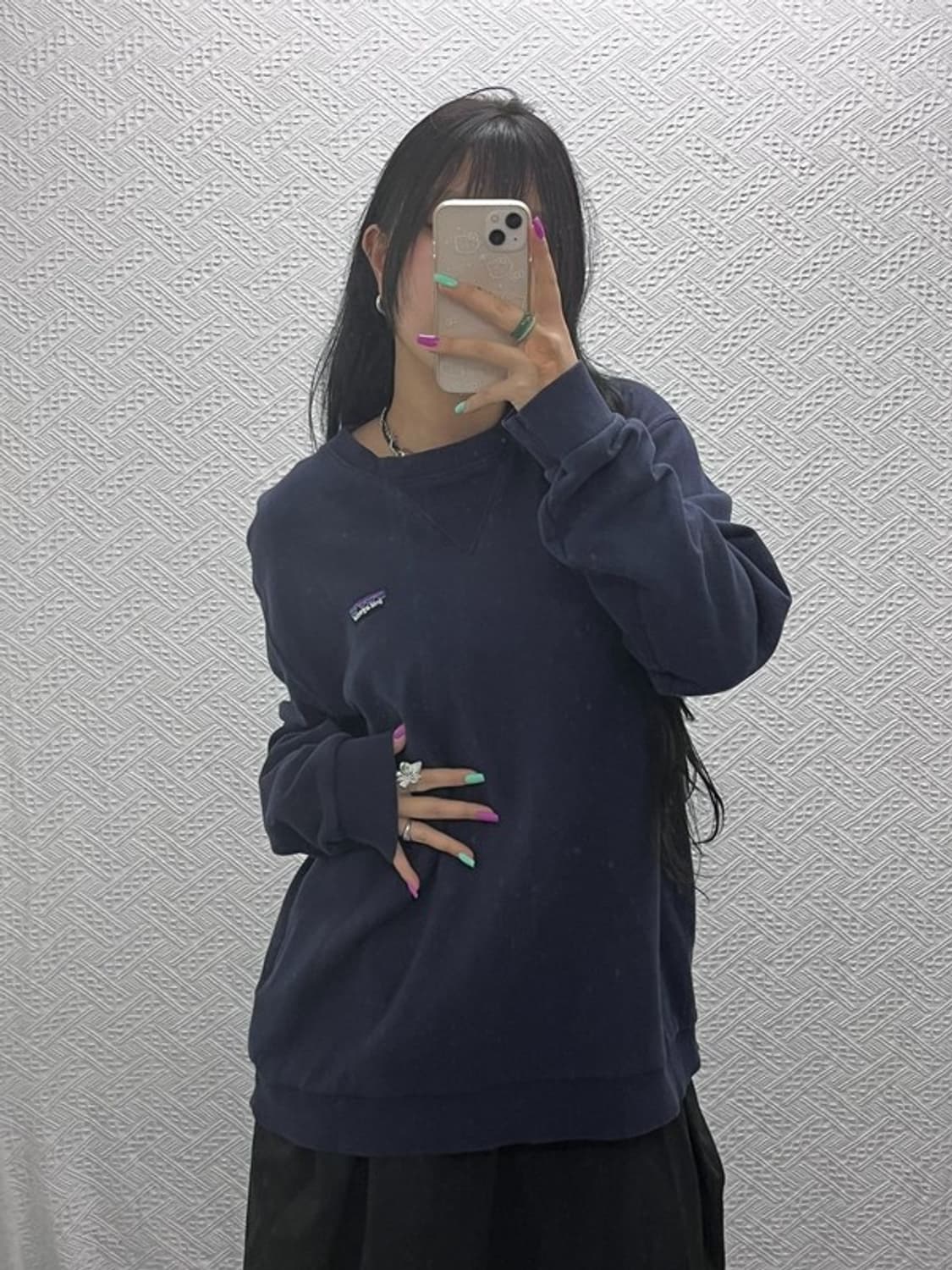 파타고니아 패치로고 캐주얼 맨투맨 스웻셔츠 XL C07324 상품이미지2