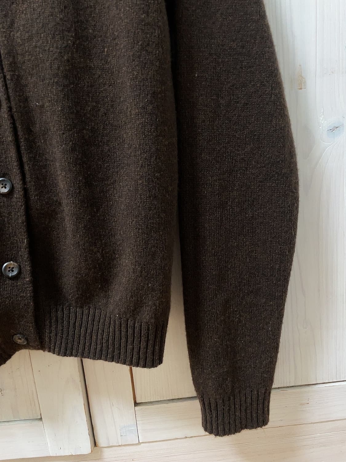 브랜디멜빌 브라운 울 카라 가디건 상품이미지5