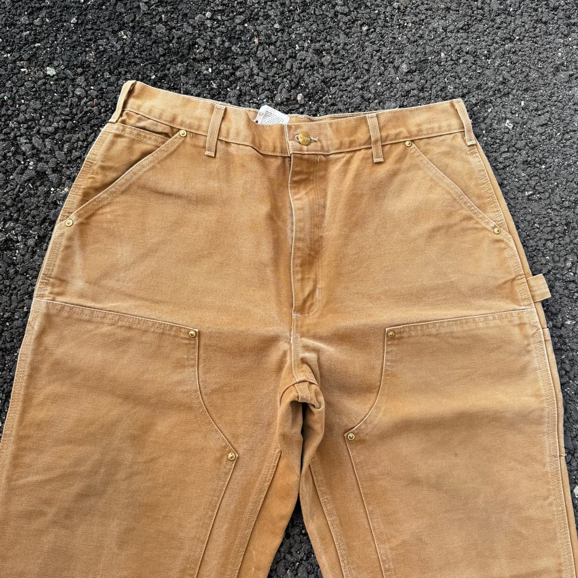 USA 빈티지 칼하트 B01 BRN 더블니 카펜터 팬츠 상품이미지3